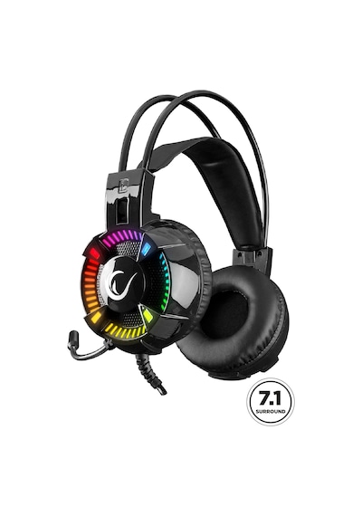 Rampage Styles USB 7.1 Version RGB Oyuncu Mikrofonlu Kulaklık