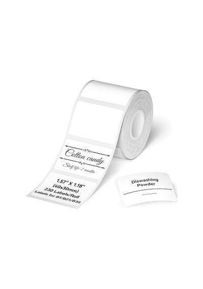 Nıımbot B1 Etiket Bandı B21 Kendinden Yapışkanlı Etiketleme Bandı 1.5" X 1.2" 40x30mm Termal Etiket Baskı Kağı Diğer