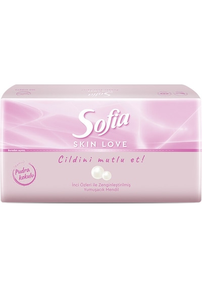 Sofia Skın Love Mendil Pudra Kokulu 100'lü