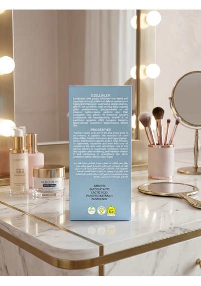 Agarta Aha Cilt Beyazlatıcı Yüz Kremi Aydınlatıcı & Leke Karşıtı Gece Bakımı 50 Ml