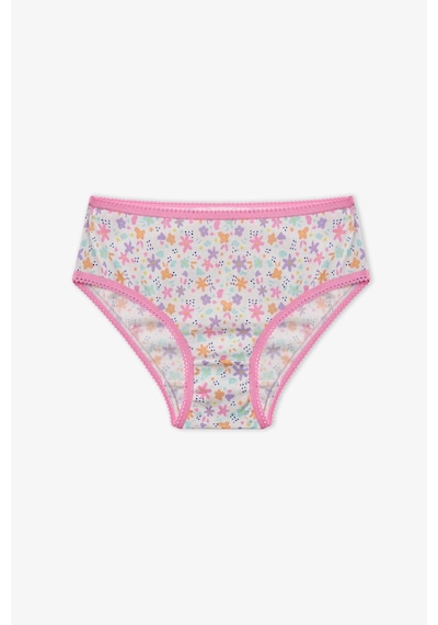 Penti Pembe Kız Çocuk Popflower Pamuklu 5'li Slip Külot