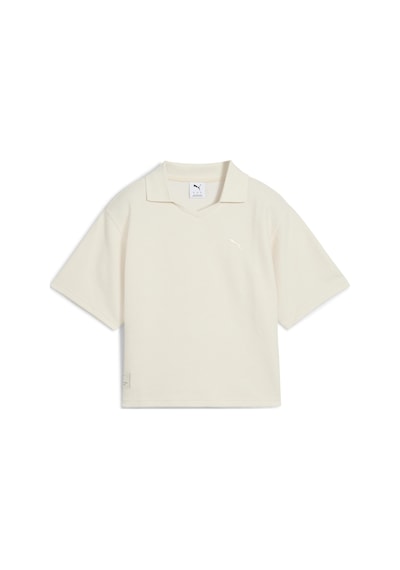 Puma Class Relaxed Polo Tee Kadın Yetişkin Polo T-shirt Krem