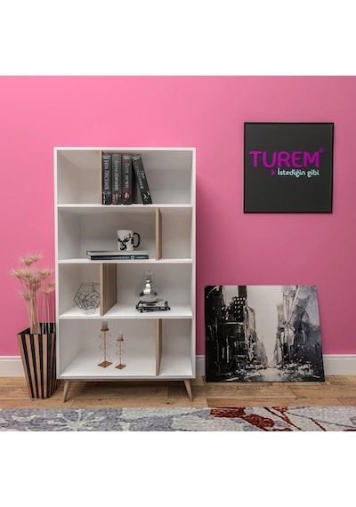 Seher Kitaplık Mdf Antrasit Seher Kitaplık Mdf Antrasit