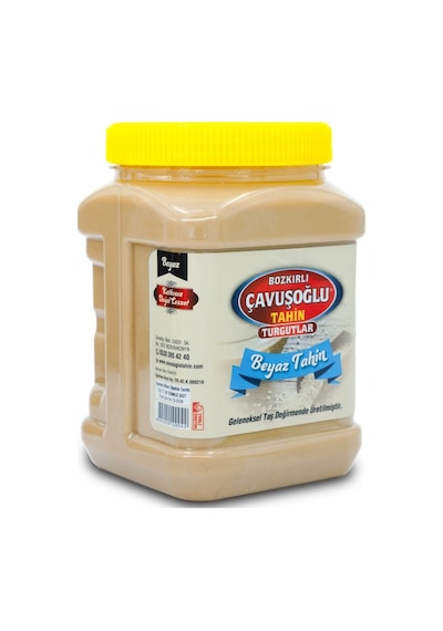 Az Kavrulmuş Beyaz Tahin Bozkır Tahini 930 Gr X 12 Adet