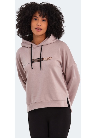 Slazenger Magnet Kadın Sweatshirt Vizon St22Wk030-311 Vizon