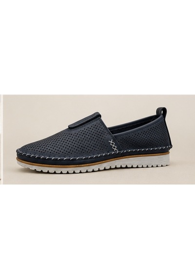 N Napa Shoe Np.109.lacivert Deri Ayakkabı