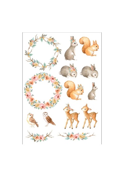 Sevimli Hayvanlar Sticker Set 4