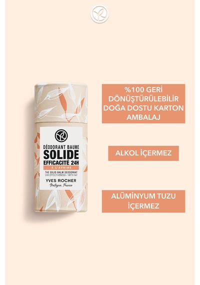 Yves Rocher Katı Deodorant - Ter Kokusu Önleyici-50 Gr-94316 50 Ml