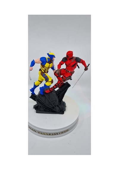 Deadpool Wolverine 2li Figür