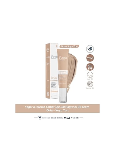 The Purest Solutions Bb Cream Bare Matte 40 Ml Medium To Dark 00