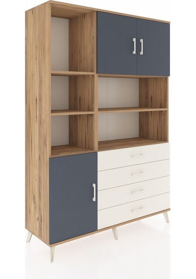 Hyperion Dolap 8 Raflı 4 Çekmeceli 3 Kapaklı 132x44x195 Çam-antrasit/aytaşı Antrasıt/aytası Hyperion Dolap 8 Raflı 4 Çekmeceli 3 Kapaklı 132x44x195 Çam-antrasit/aytaşı Antrasıt/aytası