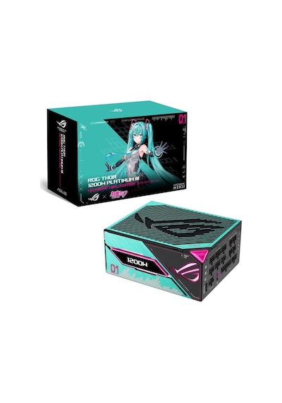 Asus Rog-thor-1200p3-mıku 1200w 80+ Platinum 135mm Full Modüler Akak92asu0050