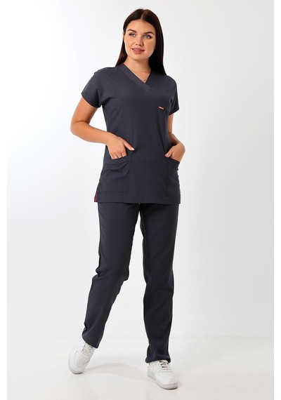 Bflex Unisex Likralı Yarasa Kol Takım - 6417 Füme-12075 6417 Füme