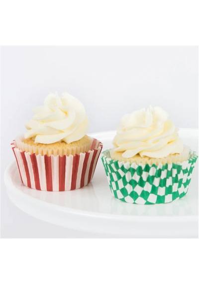 Meri Meri - Festive House Cupcake Kit - Yeni Yıl Evi Cupcake Kit 24'lü
