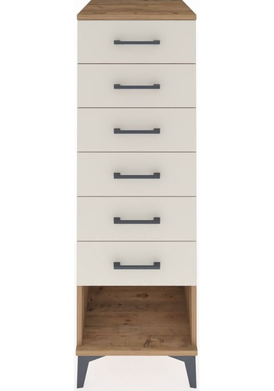 Kronos Dolap 6 Çekmeceli 44x59x134 Çam-aytaşı Çam