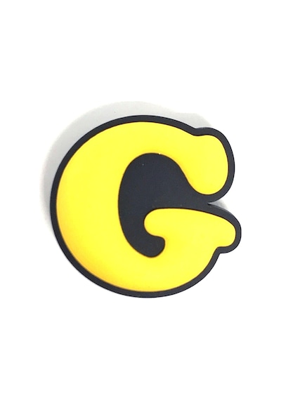 Crocs Terlik Süsü & Renkli Aksesuar Harf Jibbitz Neon Sarı