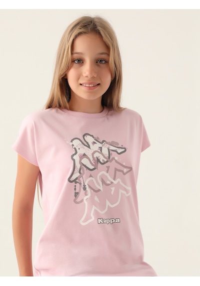 Kappa Kız Çocuk Tişört 5-15 Yaş Toz Pembe 182141x1524s1 Toz Pembe