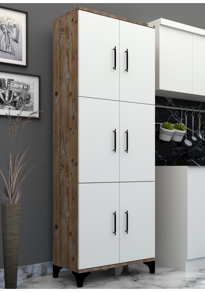 Buzkan % 100 Mdf 6 Kapaklı Çok Amaçlı Dolap