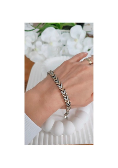 Çelik Xuping Bileklik Yeni Sezon Trend Model Vıp Sarı Sarı