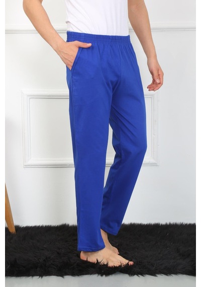 Akbeniz Erkek Pamuk Saks Tek Alt Pijama 27495 Saks Saks Mavi