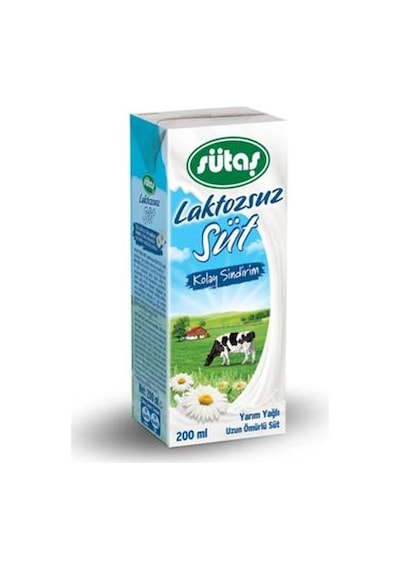 Sütaş Laktozsuz Süt 200 ML