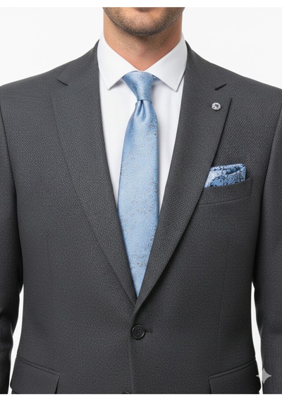 Presto Erkek 4 Drop Regülar Takım Elbise Siyah 468-001 Siyah