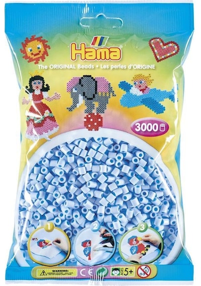 3.000'lik Hama Midi Boncuk -Açık Mavi
