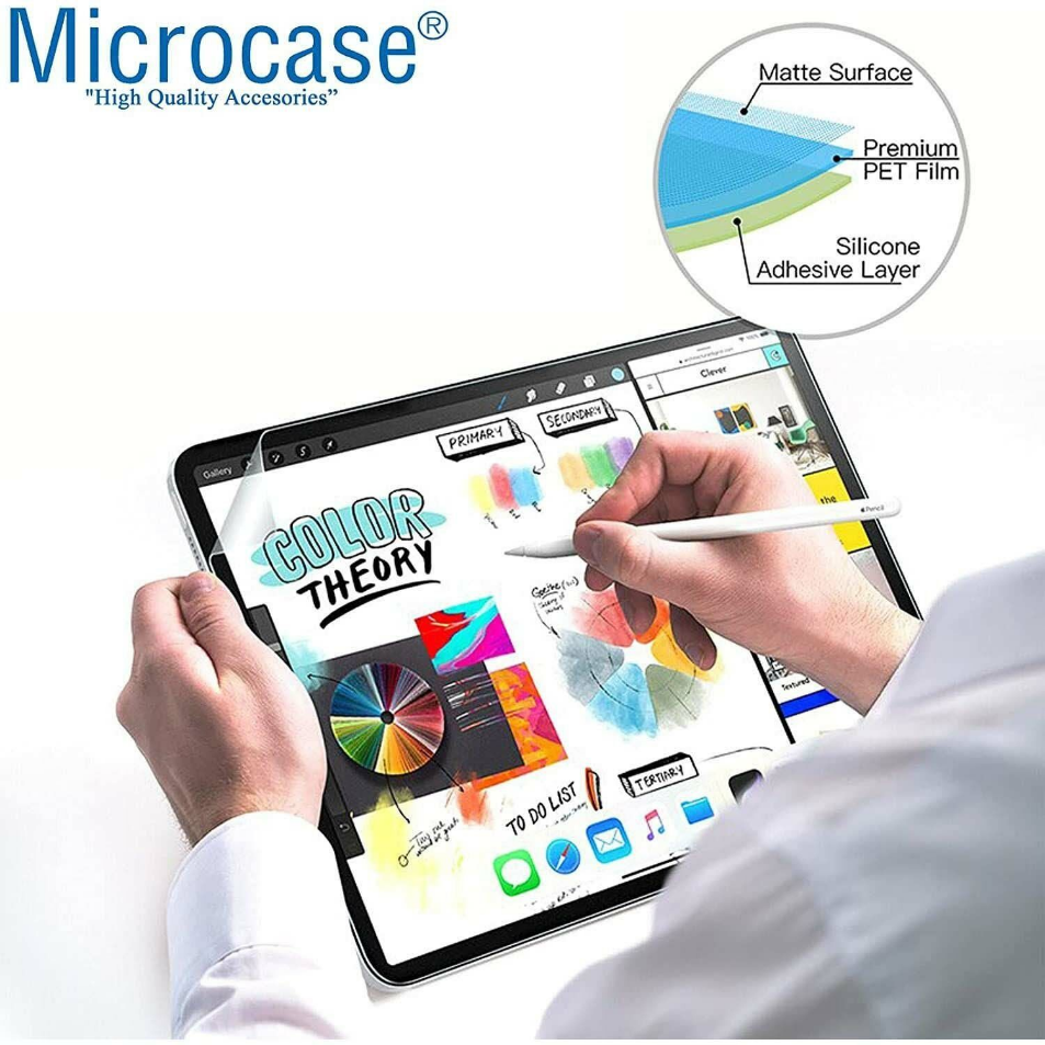 Microcase Tcl Tab 11 Gen 2 Tablet İle Uyumlu Tablet Paper Like Pencil Destekli Kağıt Hissi Veren Mat Ekran Koruyucu - Al3289