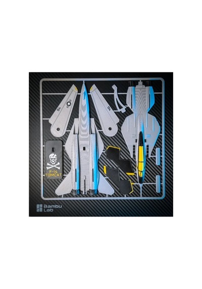 F-14 Tomcat Uçak Maket Kit Card