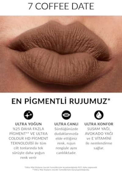 Tr Ultra Mat Ruj - Coffee Date Genel