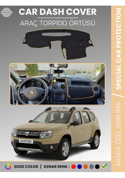 Dacıa Duster 2015 + Torpido Örtüsü Ön Göğüs Koruma Torpido Koruma Çatlamayı Engeller Tam Uyum - 901 Stiloto