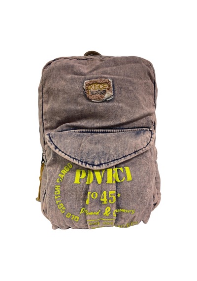 Old Cotton Cargo Kaliteli Vintage Tek Gözlü Disayn Sırt Gezi Çantası Kc Harley Bag 5097 Pembe