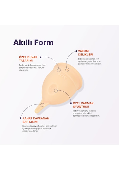 Irie Adet Kabı Menstrual Cup 2'li Paket [[Small + Small]]