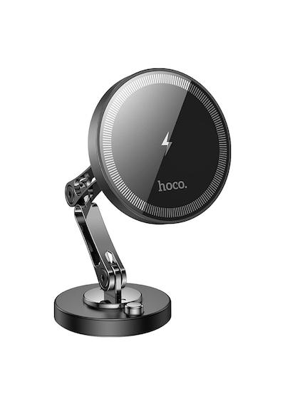 Hoco. Hw26 Yapışkanlı Manyetik Hızlı Şarj Magsafe Araç Tutucu - Siyah