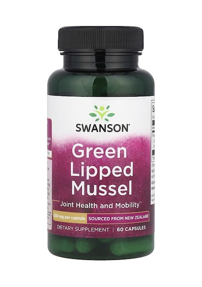 Swanson Vitamins, Green Lipped Mussel, 500 Mg, 60 Capsules