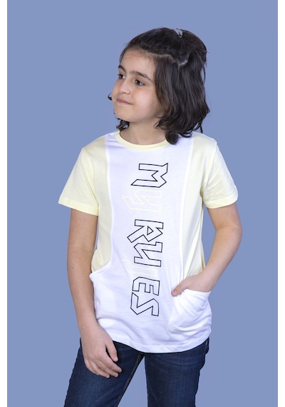 Toontoy Kids Toontoy Erkek Çocuk T-shirt My Rules Baskılı Sarı