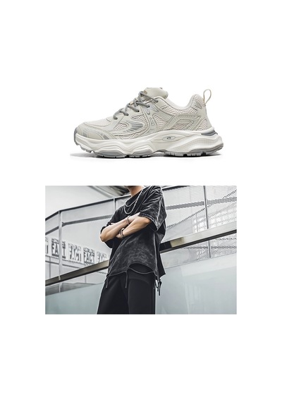 Erkek Kalın Tabanlı Sneaker Siyah
