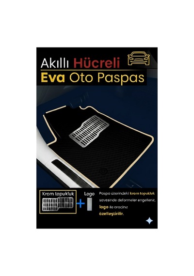 Subaru Xv 2018 2022 Executive Uyumlu Eva Oto Paspas Siyah Bej Metal Topukluklu Tam Set