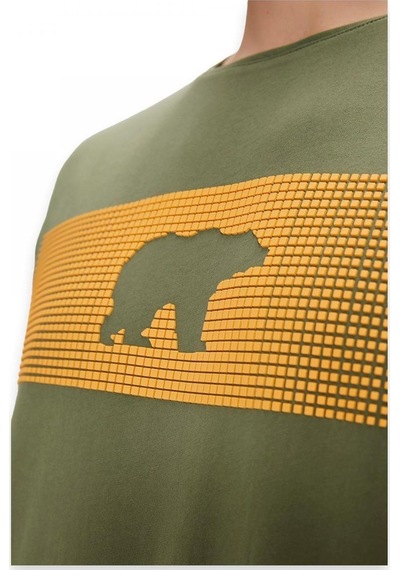 Bad Bear 20.01.07.024 Fancy Haki Unisex T-shirt Haki