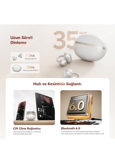Qcy C50 Crossky Bluetooth 6.0 Kulakiçi Kulaklık