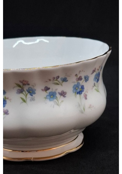 Memory Lane Bone China Antika Porselen Şekerlik/çerezlik 150 Ml Mavi