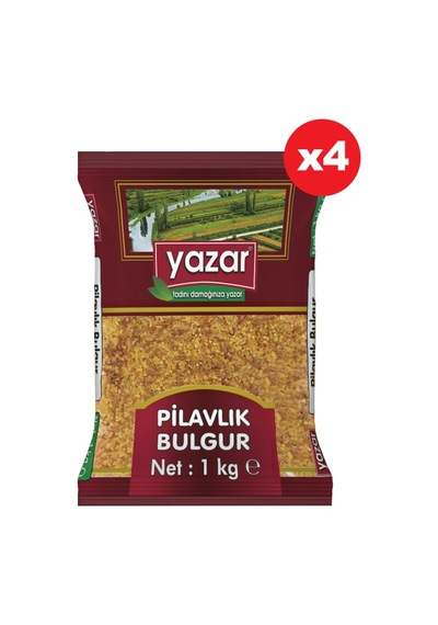 Yazar Şehriyeli Pilavlık Bulgur 4 x 1 KG