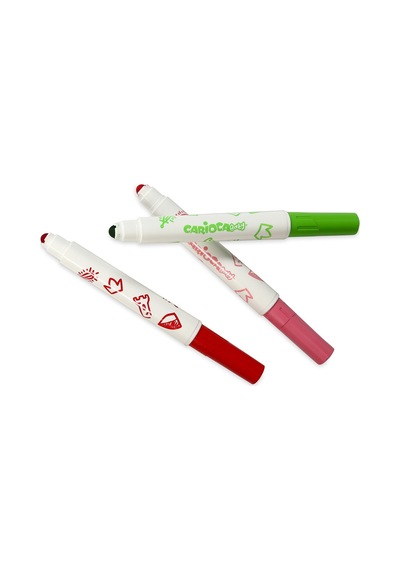 Carioca Jumbo 6'lı Bebek Süper Yıkanabilir Keçeli Boya Kalemi / 4