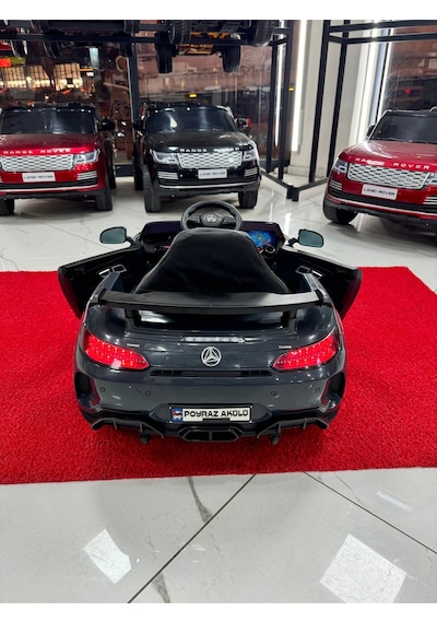 Oyuncak Sepetim Mercedes Gtr 12 Volt Akülü Araba Antrasit