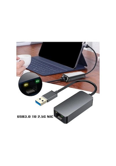 Taplın Usb To Ethernet 2500mbps 2.5g Lan Internet Çevirici Dönüştürücü Adaptör
