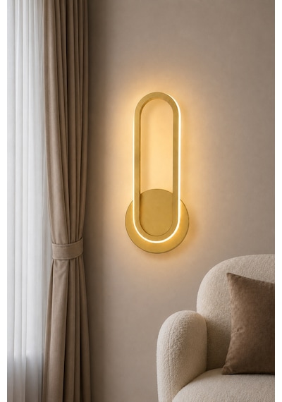 Haris Modern Led Duvar Apliği Günışığı Eskitme