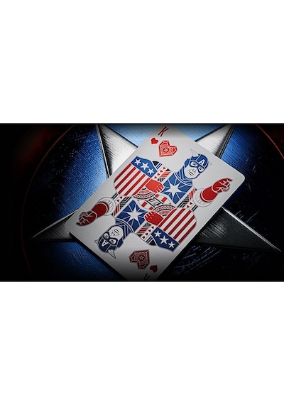 Theory11 Captain America Premium Oyun Kağıdı İskambil Kartları Destesi