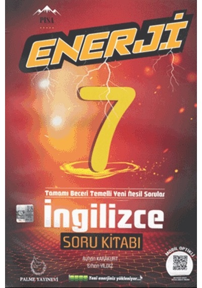 7. Sınıf Enerji İngilizce Soru Kitabı  -  Ayhan Karakurt  -  Palme Eğitim