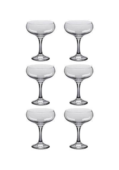 Ayrex Paşabahçe 6'li Ayaklı Şampanya Cup Kokteyl Kadeh 270cc Diğer