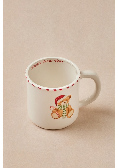 Karaca New Year Yılbaşı Candy Bear Kupa 450 Ml Çok Renkli